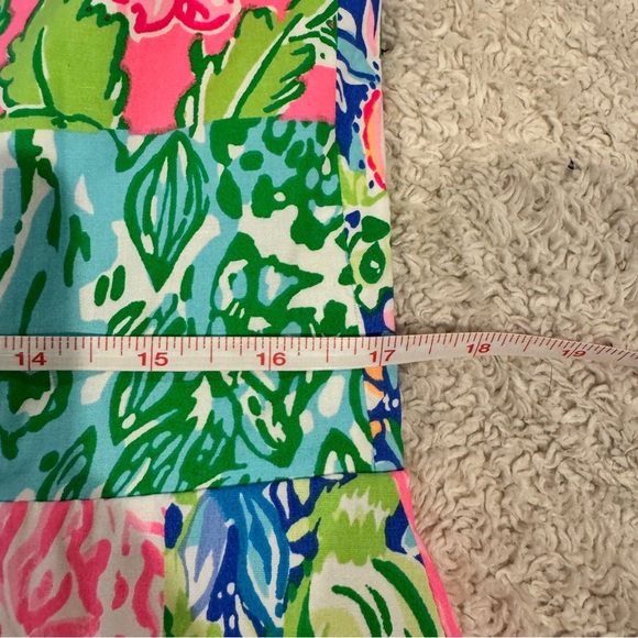 Lilly Pulitzer Jesse Romper in Pink and Blue NWT - Picture 6 of 7